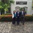 Myself, Professor Siriwardena and Mr. Jegatheeswaran outside the RCS Sri Lanka